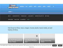 Tablet Screenshot of china-underground.com